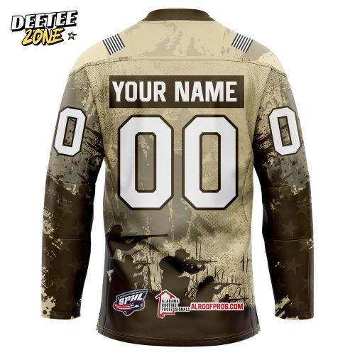 Birmingham Bulls Military Night Jersey 2025