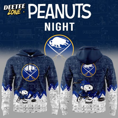 Buffalo Sabres Anniversary of Peanuts Hoodie