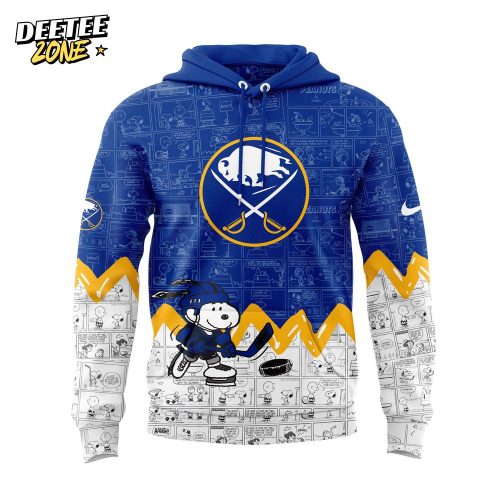 Buffalo Sabres Anniversary of Peanuts Hoodie V2