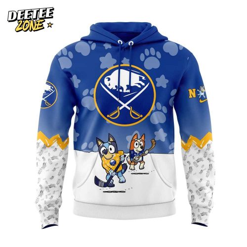 Buffalo Sabres Bluey and Bingo Hoodie