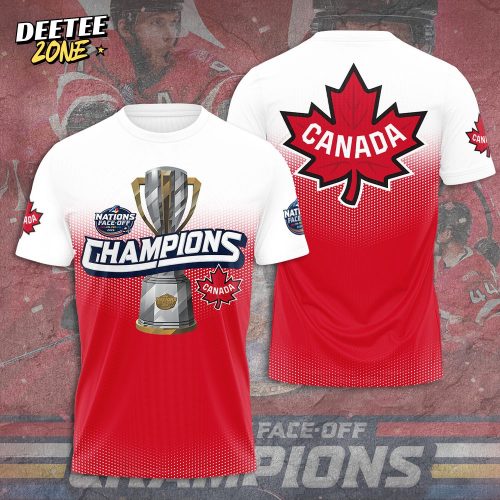 Canada 2025 4 Nations Face-Off 3D Tshirt