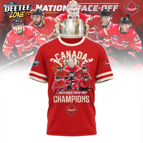 Canada Nations Face off Champions 3D Tshirt