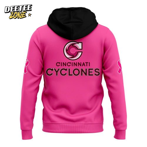 Cincinnati Cyclones x 2025 Pink in the Rink Premium Limited Pullover Hoodie