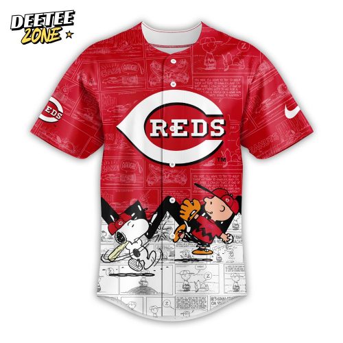 Cincinnati Reds 75th Anniversary of Peanuts Jersey