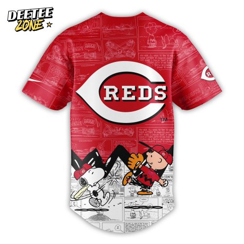 Cincinnati Reds 75th Anniversary of Peanuts Jersey