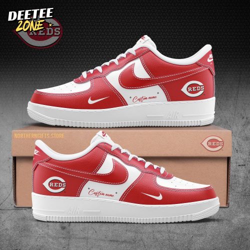 Cincinnati Reds AF1 Sneakers Custom Name For Fans Shoes