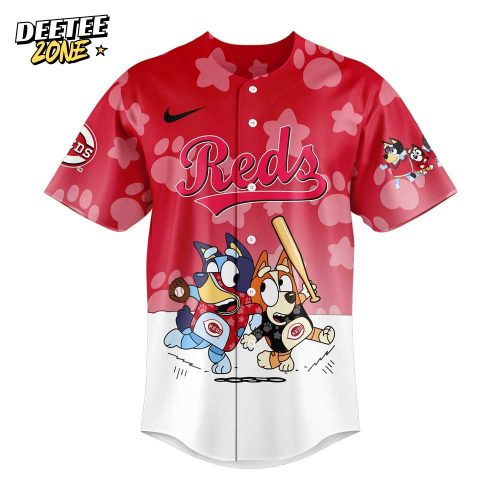 Cincinnati Reds Bluey and Bingo Jersey