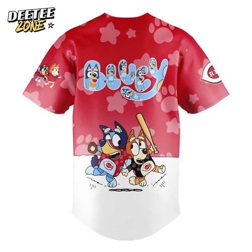 Cincinnati Reds Bluey and Bingo Jersey