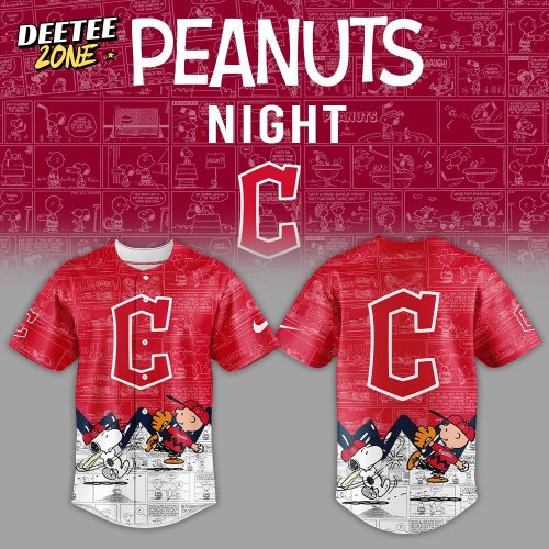 Cleveland Guardians 75th Anniversary of Peanuts Jersey