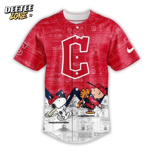 Cleveland Guardians 75th Anniversary of Peanuts Jersey