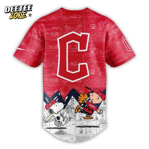 Cleveland Guardians 75th Anniversary of Peanuts Jersey