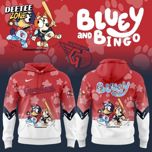 Cleveland Guardians Bluey and Bingo Hoodie