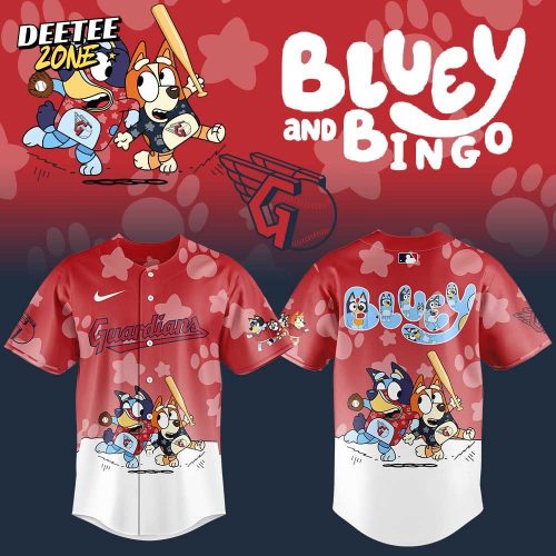 Cleveland Guardians Bluey and Bingo Jersey