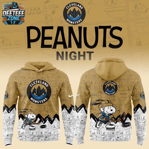 Cleveland Monsters 75th Anniversary of Peanuts Hoodie – Hockey & Pop Culture Collab