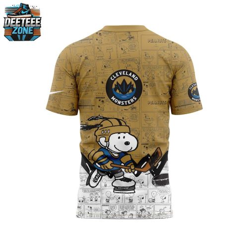 Cleveland Monsters 75th Anniversary of Peanuts T-shirt