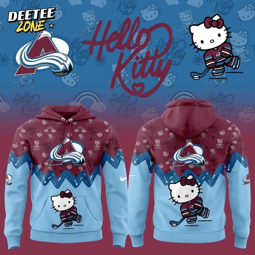 Colorado Avalanche Hello Kitty New Hoodie