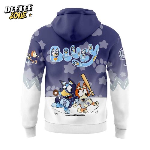 Colorado Rockies Bluey and Bingo Hoodie