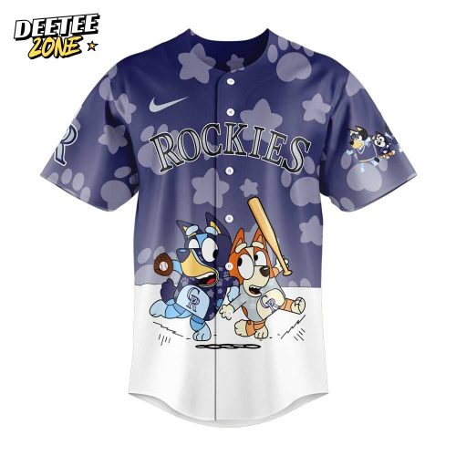 Colorado Rockies Bluey and Bingo Jersey