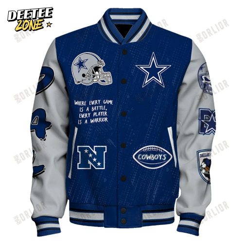 Dallas Cowboys National Football League Conquer Every Field Unisex Varsity Jacket