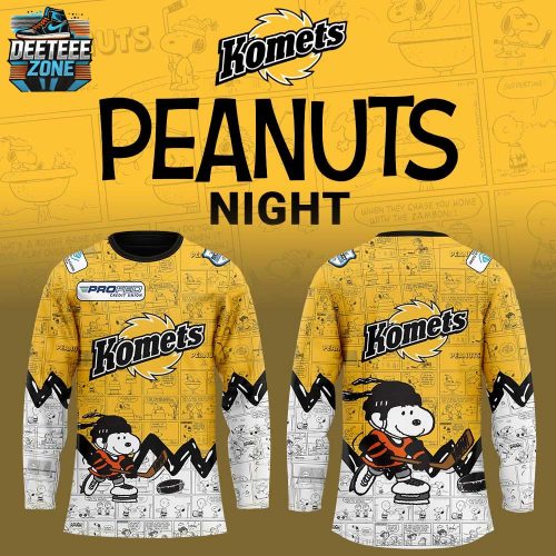 Fort Wayne Komets 75th Anniversary of Peanuts NHL Jersey