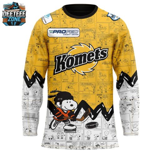 Fort Wayne Komets 75th Anniversary of Peanuts NHL Jersey