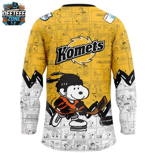 Fort Wayne Komets 75th Anniversary of Peanuts NHL Jersey