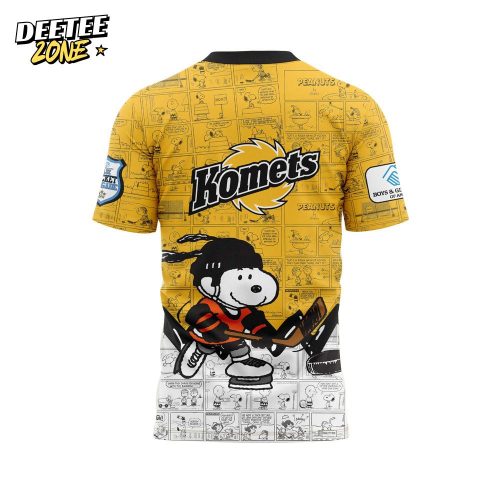 Fort Wayne Komets 75th Anniversary of Peanuts T-shirt