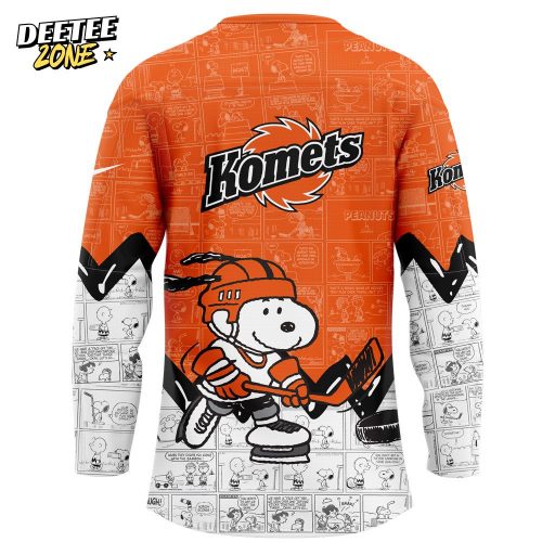 Fort Wayne Komets Anniversary of Peanuts Jersey