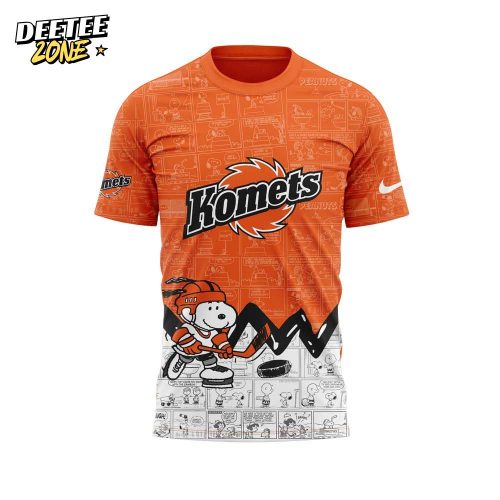 Fort Wayne Komets Anniversary of Peanuts T-shirt