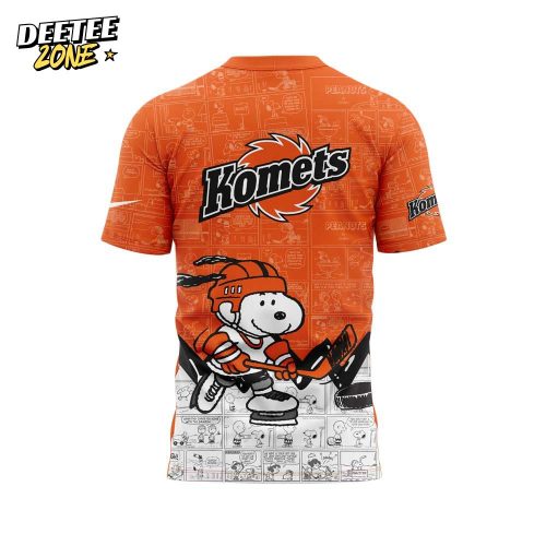 Fort Wayne Komets Anniversary of Peanuts T-shirt