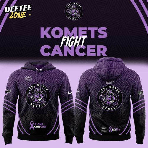 Fort Wayne Komets Fight Cancer Night Hoodie