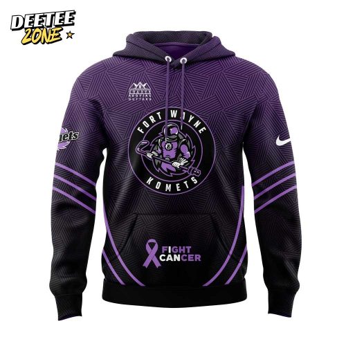 Fort Wayne Komets Fight Cancer Night Hoodie