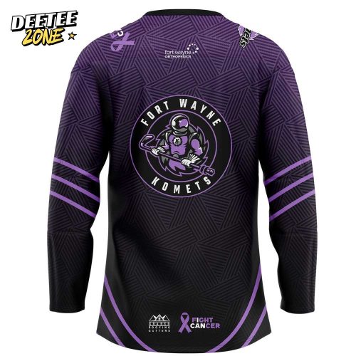 Fort Wayne Komets Fight Cancer Night Jersey