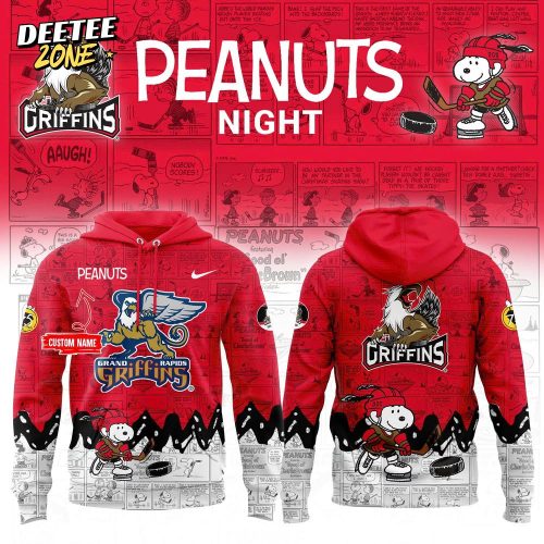 Grand Rapids Griffins 75th Anniversary of Peanuts Hoodie