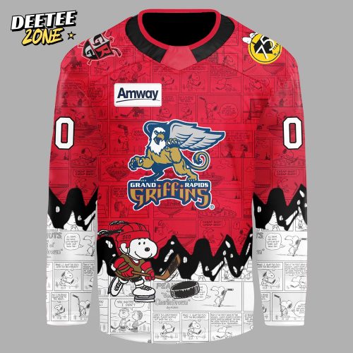 Grand Rapids Griffins 75th Anniversary of Peanuts Jersey