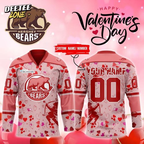 Hershey Bears x Valentines Day Hockey Jersey 2025