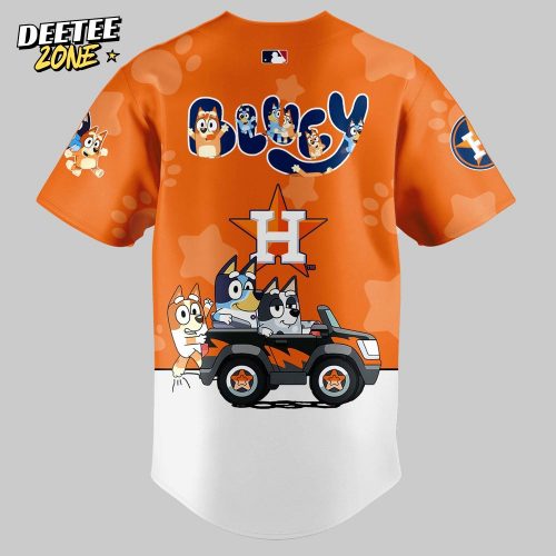 Houston Astros Bluey and Bingo Jersey Orange