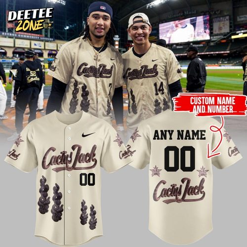 Houston Astros MLB 2025 Nike Limited Cactus Jack HBCU Custom Jersey