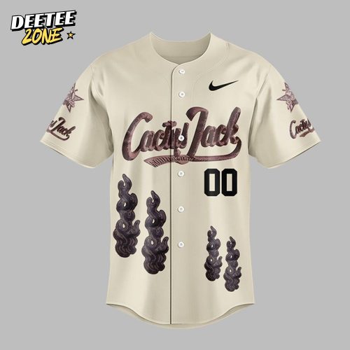 Houston Astros MLB 2025 Nike Limited Cactus Jack HBCU Custom Jersey