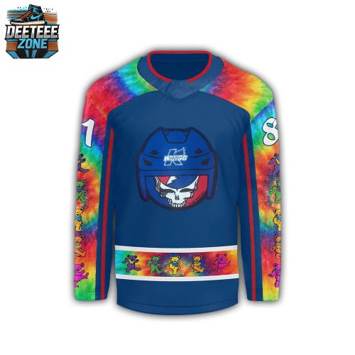 Kalamazoo Wings x Grateful Dead jerseys Jersey