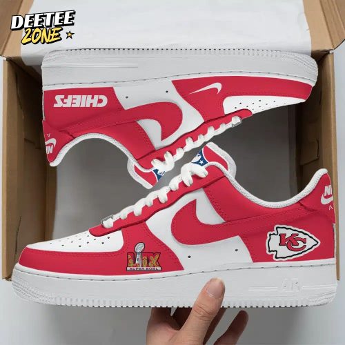 Kansas City Chiefs Super Bowl LIX AF1 Sneakers V2