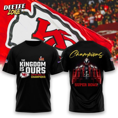 Kansas City Chiefs Super Bowl LIX Champions 5 Cups Tshirt D1