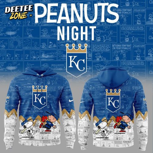 Kansas City Royals 75th Anniversary of Peanuts Hoodie