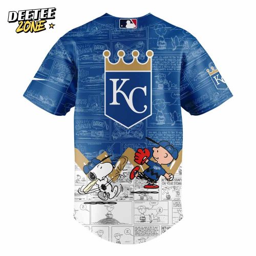 Kansas City Royals 75th Anniversary of Peanuts Jersey