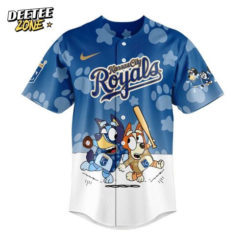 Kansas City Royals Bluey and Bingo Jersey