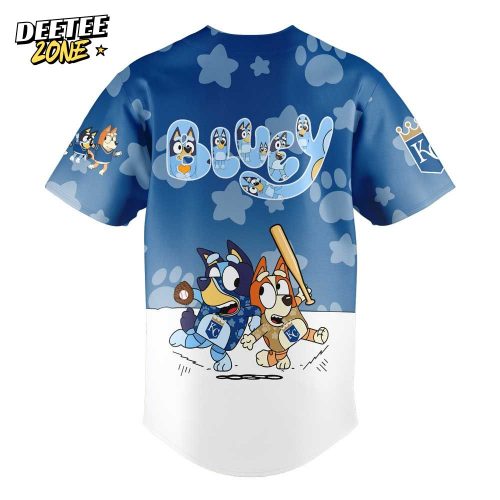 Kansas City Royals Bluey and Bingo Jersey