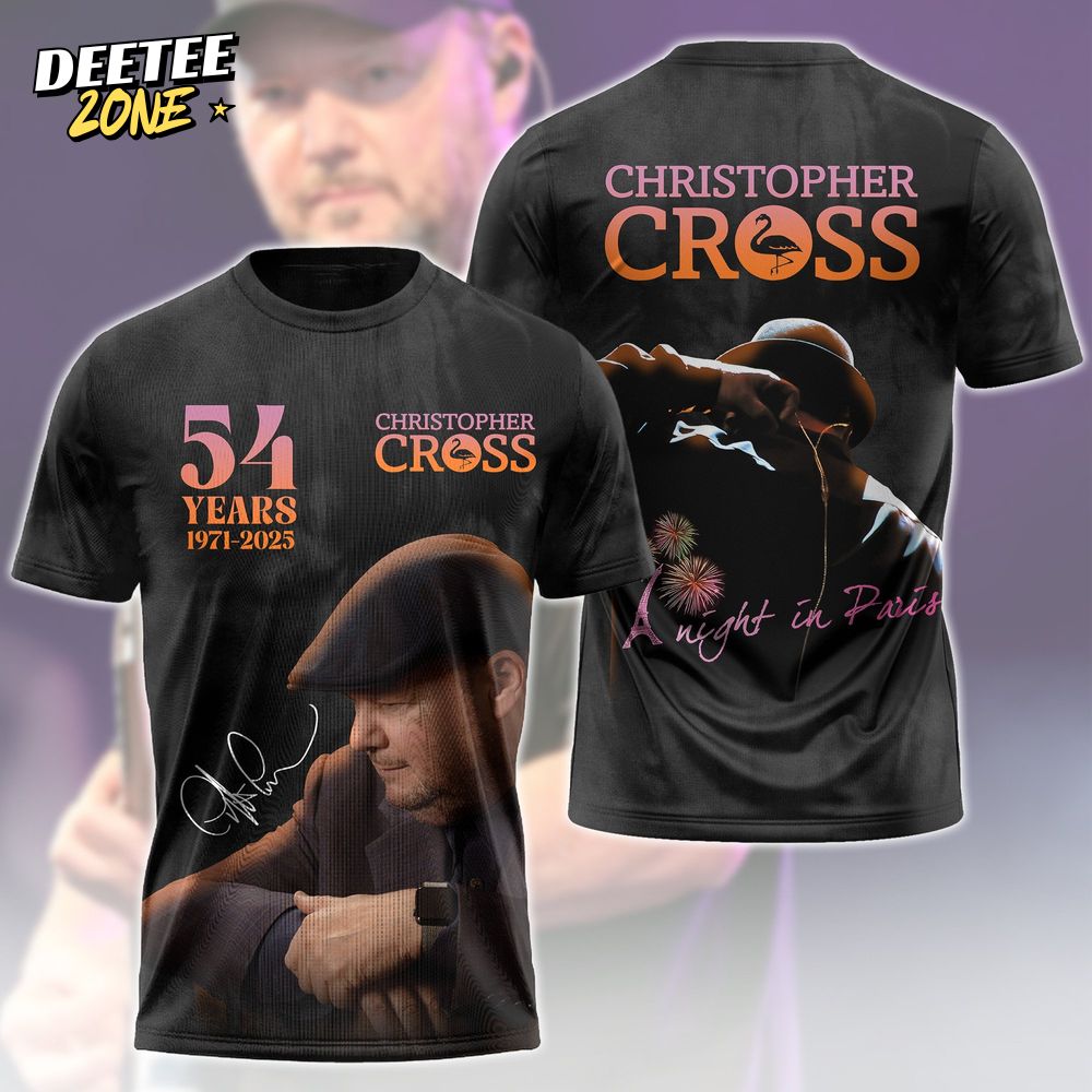 Limited Edition Christopher Cross 3D T-Shirt V2 Limited Edition Christopher Cross 3D T-Shirt V2