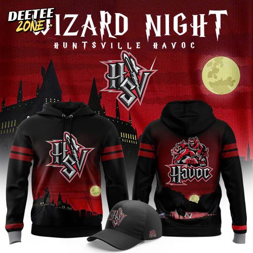 Limited Edition Hoodie Huntsville Havoc WiZard Night 2025