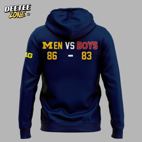 Limited Edition Michigan Basketball Men Vs Boys Hoodie 2025 V2