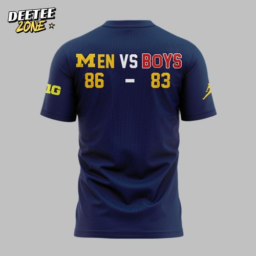 Limited Edition Michigan Basketball Men Vs Boys Tshirt 2025